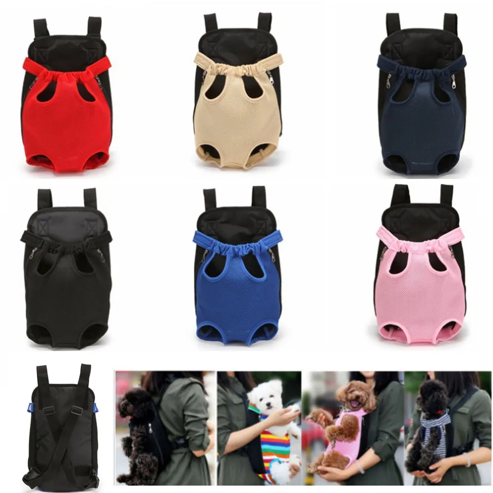 

Multi Size Pet Cat Dog Carrier Breathable Mesh Travel Pet's Backpack Shoulder Handle Bags for Small Dog Cat Adjustable