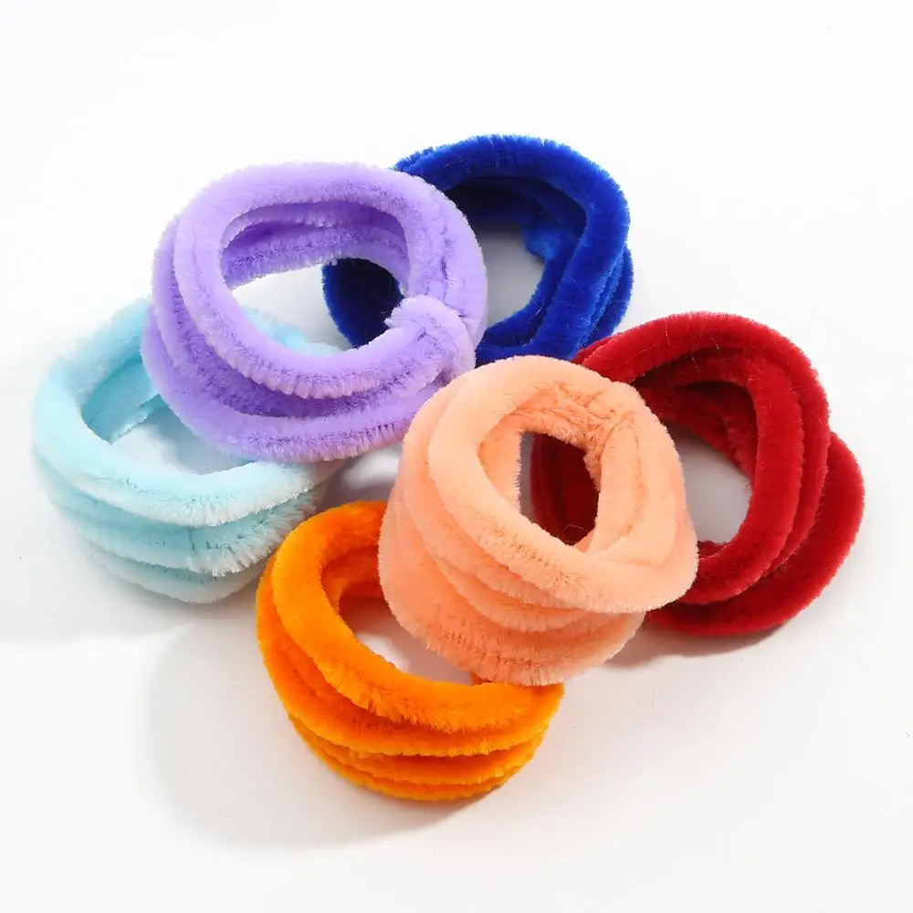 1 м/уп. полноцветные плюшевые палочки стебли синели очистители труб Детские