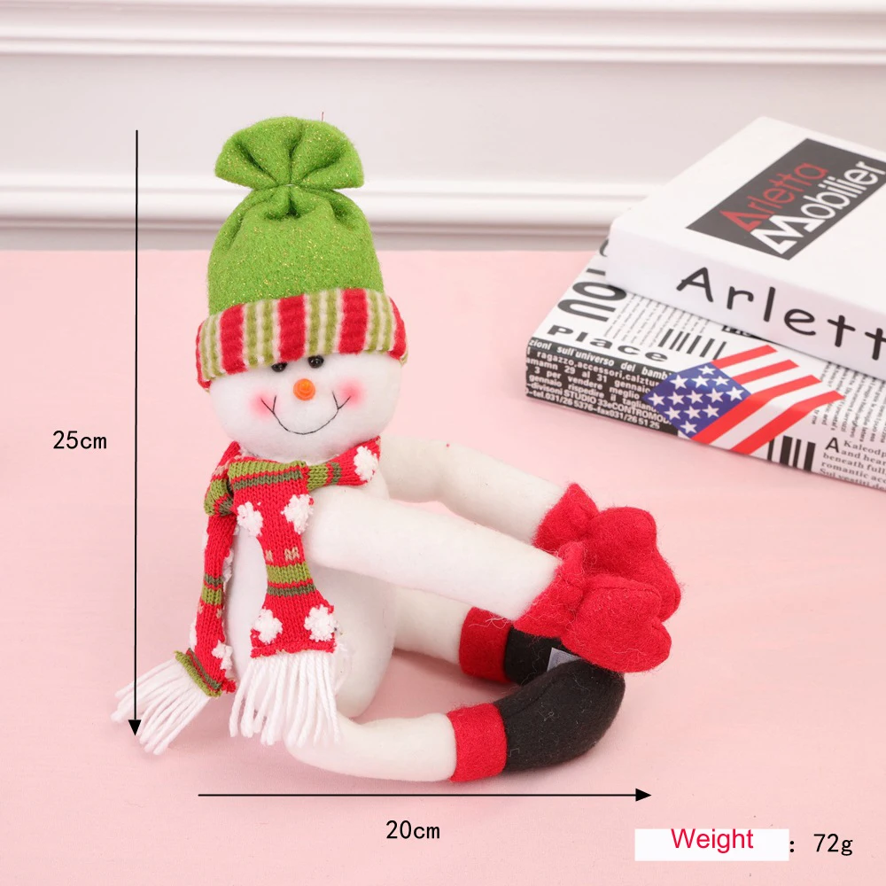 

Christmas Home Decorations Santa Snowman Wine Bottle Set Large Party Wedding Holiday Wine Bottle Holding Wine Bottle