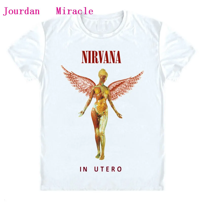 Футболка camiseta nirvana hombre NIRVANA в утерском альбоме футболка стиле рок музыки