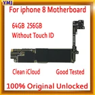 Бесплатный iCloud для материнской платы iPhone 8 с Touch IDбез Touch ID, оригинальная разблокированная материнская плата для iphone 8 с полными чипами