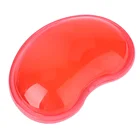 Модный силиконовый коврик в форме сердца, прозрачный коврик для браслета, для настольного компьютера, коврик для мыши, подушка для поддержки клавиатуры, подушка для запястья, подставки