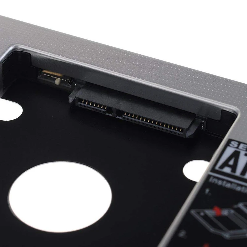 En-Labs 2,5 дюймов SATA 2-й HDD/SSD жесткий диск SATA для SATA caddy лоток для 9,5 мм ноутбука универсальный CD/DVD-ROM Оптический отсек