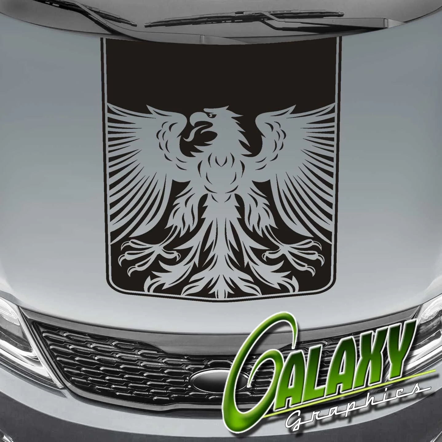 

Для универсального Tribal Eagle Blackout Truck Hood наклейка-Ram F150 Silverado Tundra