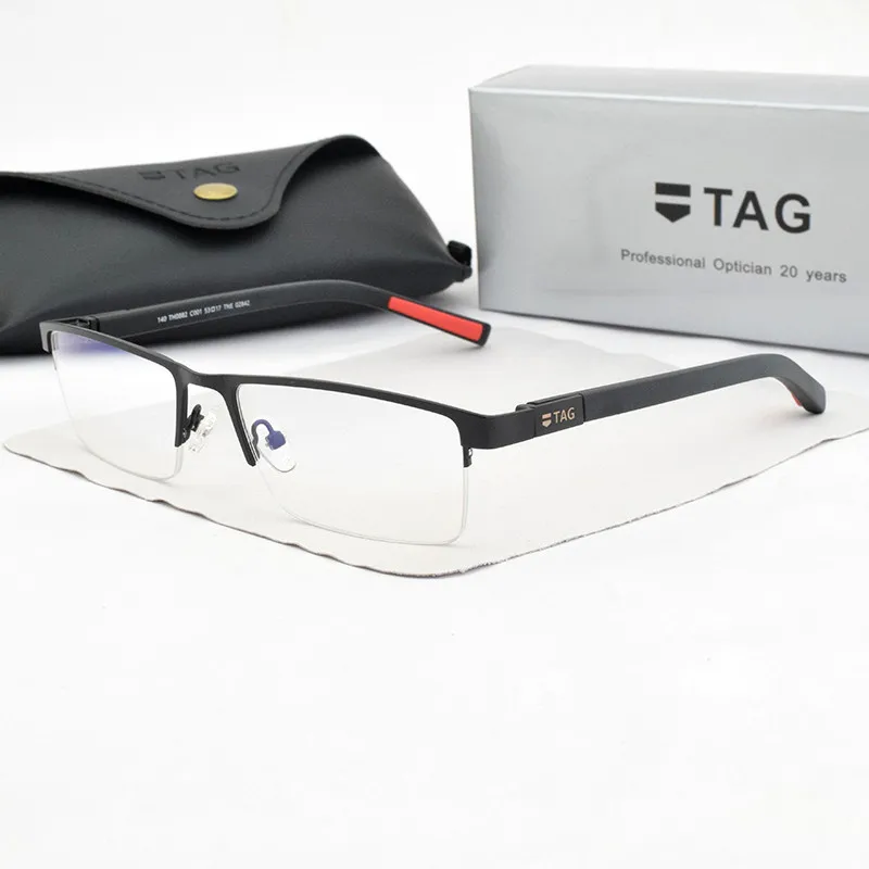 

2023 TAG brand glasses frame men Goggles myopia computer spectacles eye glasses frames for men Retro optical glasses Metal nerd