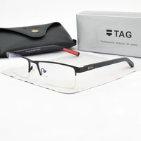 2022 tag brand glasses frame men goggles myopia computer spectacles eye glasses frames for men retro optical glasses metal nerd