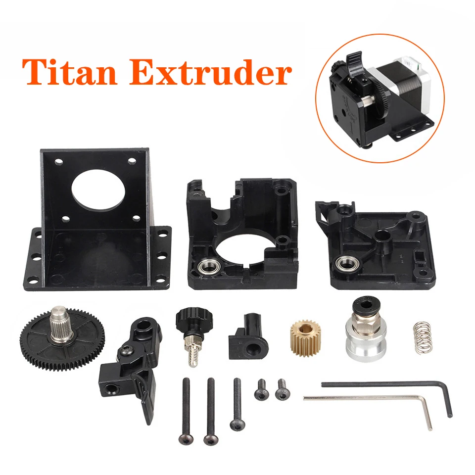 

Titan Extruder For V6 Hotend J-head Mounting Bracket 1.75mm Filament 3D Printer Parts NO Motor