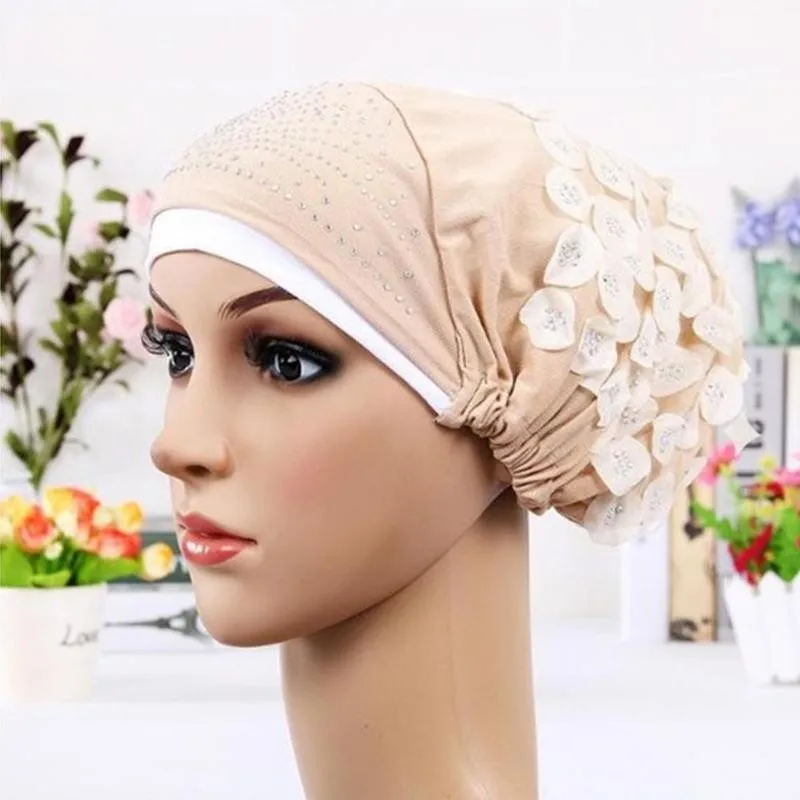

New Fashion Muslim Headscarf Women African Style Muslim Accessories Bandanas Hair Two-color Headwear Scarf Turban J7W0