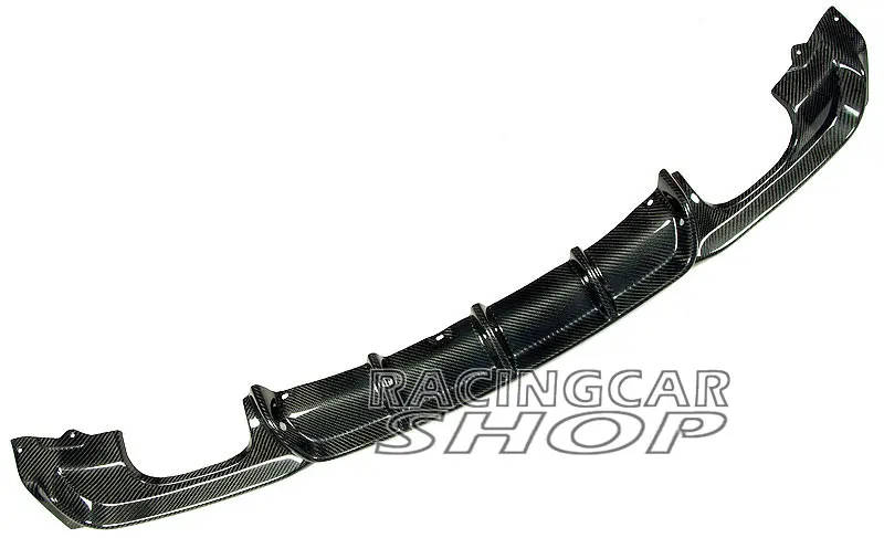 Задний диффузор из углеродного волокна в стиле P 4 трубы для BMW 3-Series F30 M-TECH M-Sport