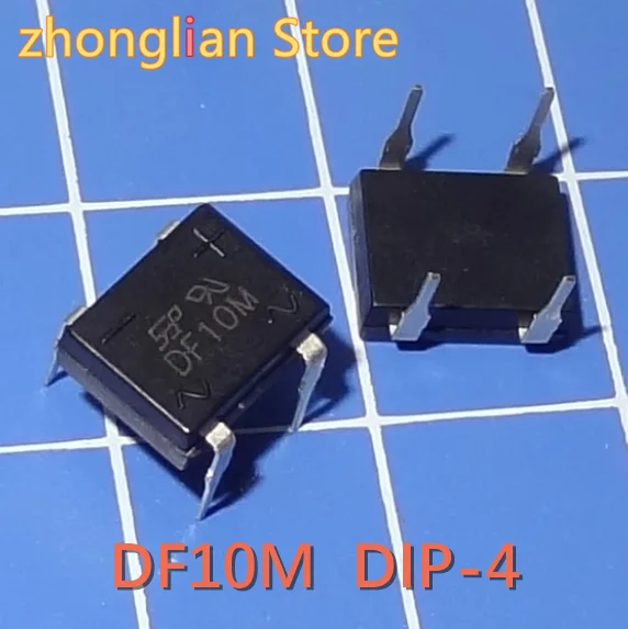 Бесплатная доставка 20 шт./лот DF10 DF10M DIP-4 1A 1000V Новый оригинал | Лампы и освещение