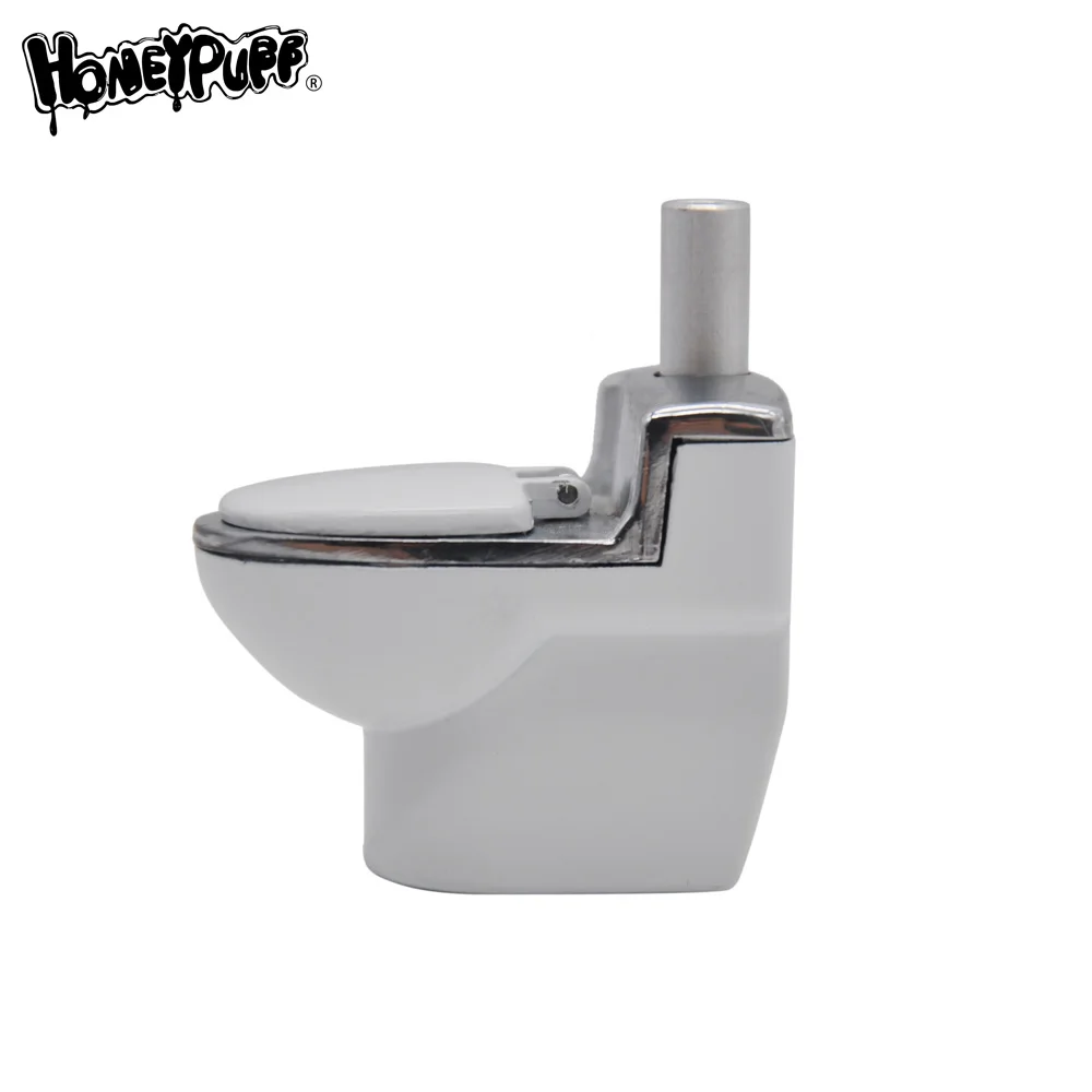 TOPPUFF Туалет модель курительная трубка с металлической чашей травяные трубы