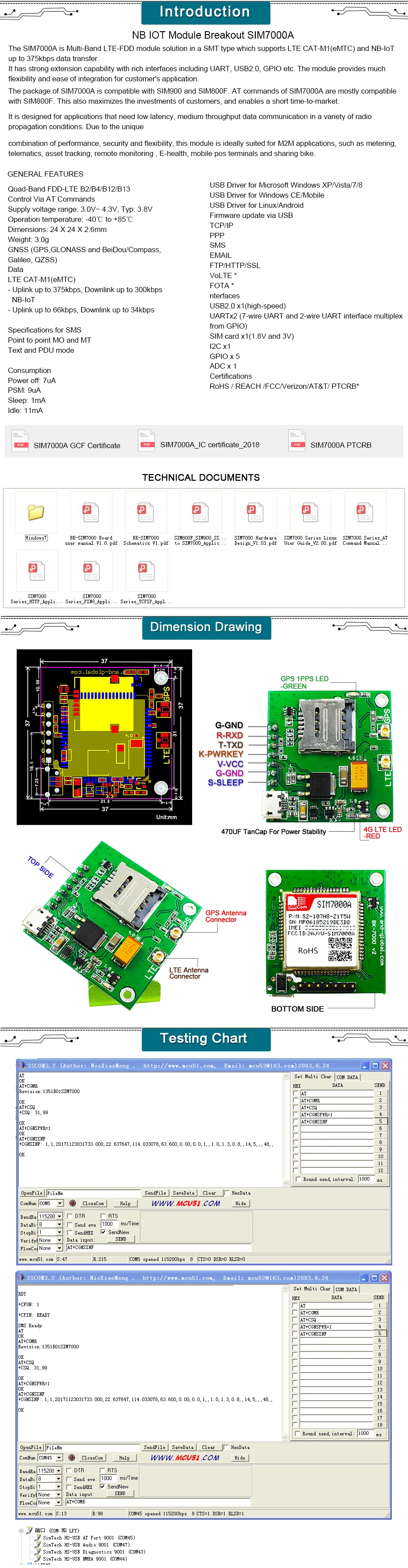 Мобильные IoT модули SIM7000A комплект, американская Мексика at& T коммутационная плата, B2/B4/B12/B13 NB IOT тестирование доска 1 шт