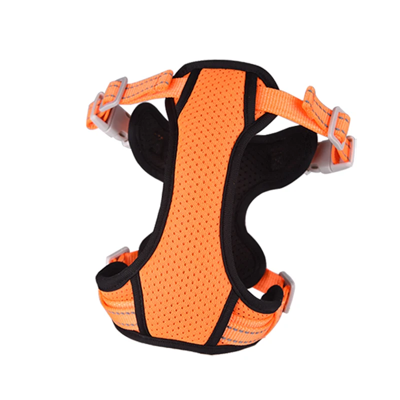 Прочная шлейка и поводок для собак среднего большого размера светоотражающие