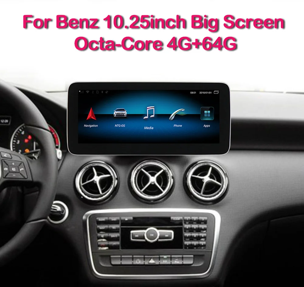 1920*720 ips экран 4+ 64G Android 9,0 дисплей для Mercedes Benz CLA w177 GLA X156 2013- автомобильный Радио экран gps Навигация BT
