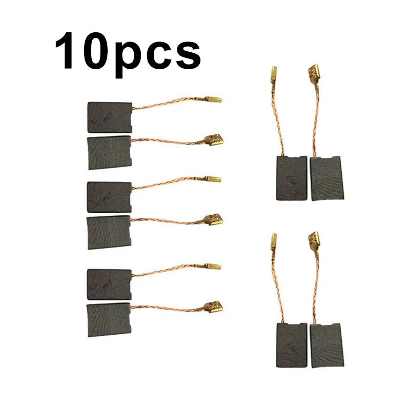 

10Pcs Durable Carbon Brushes Graphite Copper Motor For Bosch GWS 20-230 H Angle Grinder Replacement Spare Parts