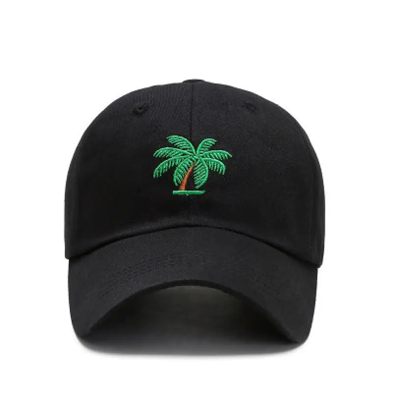 Высококачественная бейсболка с вышивкой кокосового дерева сезон весна осень