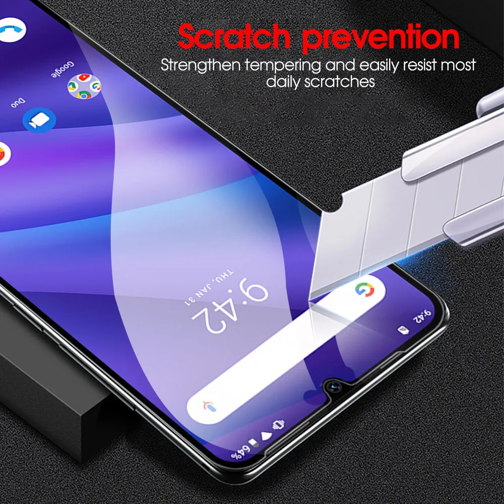 Закаленное стекло для UMIDIGI A5 PRO 3 шт. полноэкранная пленка Pro Защитное экрана HD