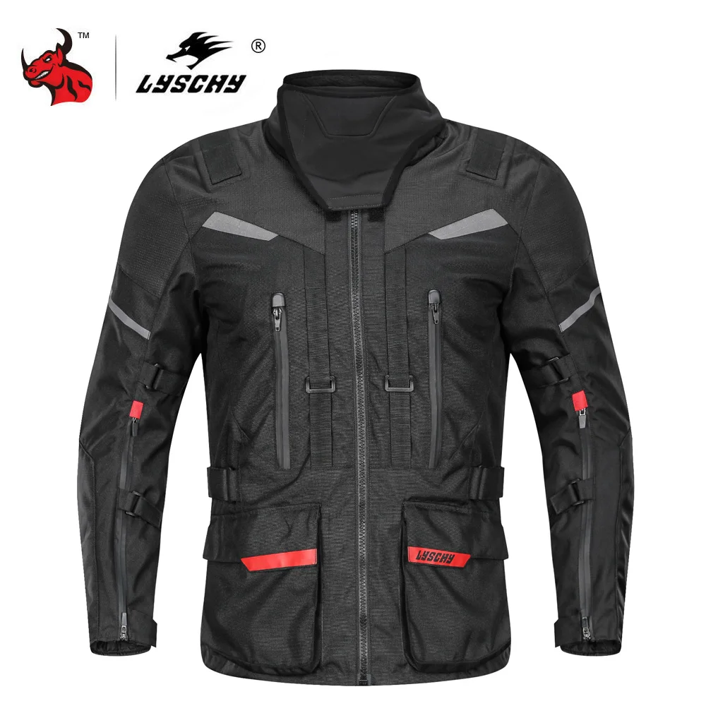 

LYSCHY мотоциклетная куртка, летний мотоциклетный костюм, мотоциклетная куртка для мотокросса, дышащая водонепроницаемая мотоциклетная защи...