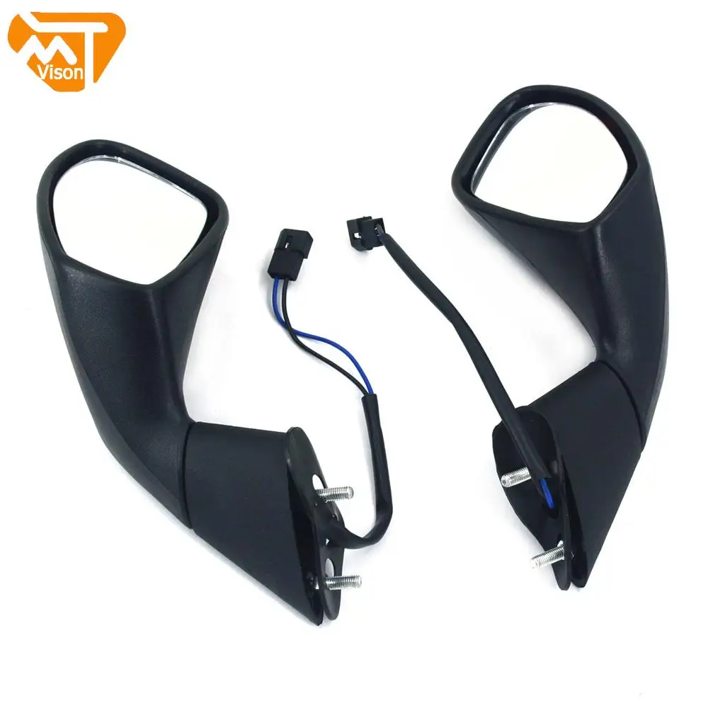 

For APRILIA RSV MILLE R 1000 2004 2005 2006 2007 2008 2009 Motorcycle Rearview Mirrors Motorbike 8mm 10mm Black Side Mirrors