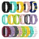 Мягкие силиконовые спортивные Смарт-часы для Fit bit Ace 2 Inspire HR, сменный ремешок для часов, классические браслеты, браслет, ремешок