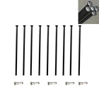 5 предметов в партии, DT Swiss Champion 15 датчик Диаметр 1,8 мм прямо тянуть спицы для горного велосипеда черного цвета с круглым носком Цвет прямой для удаления камедонов