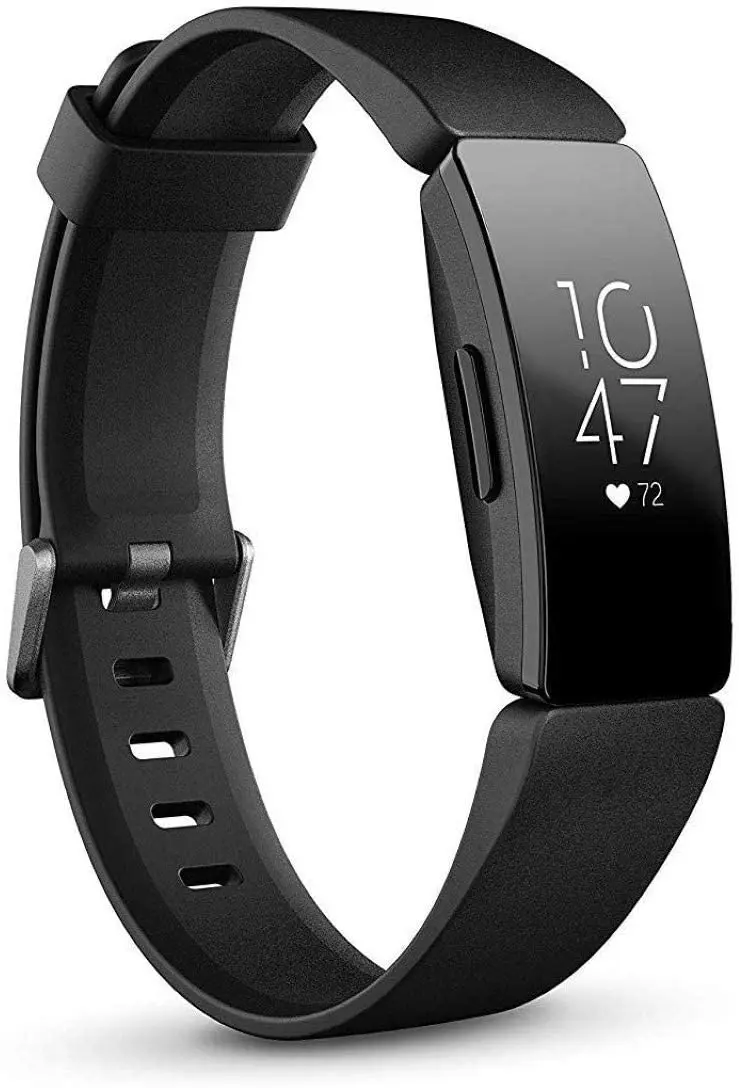 

Fitbit Inspire HR Heart Rate and Fitness Tracker, One Size (S and L Bands Included), 1 Count