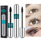 Водостойкая 4D шелковая волокнистая тушь для ресниц, Легкая сушка, натуральная гладкая стойкая Черная тушь для ресниц, густая косметика для наращивания ресниц