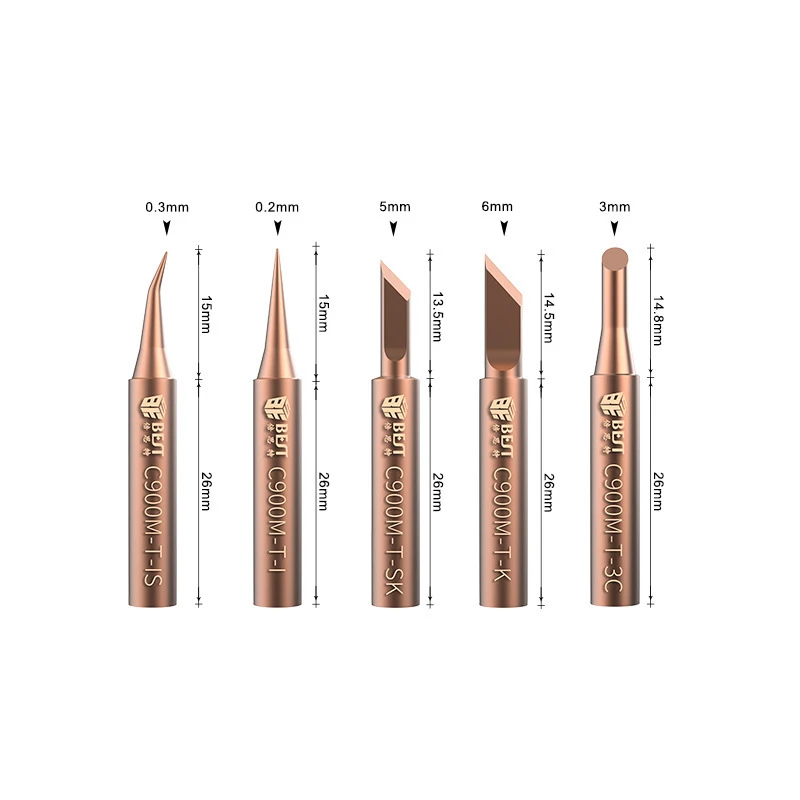 5 шт. наконечники для паяльника Сварочная насадка бескислородная медь