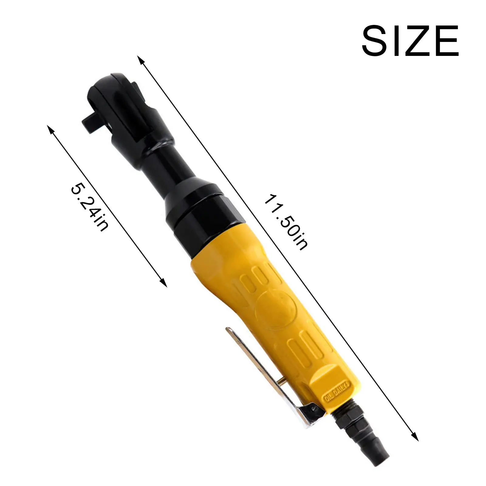 

Pneumatic Air Ratchet Wrench Adjust Torque Spanner Wrenchs lever Square Drive Straight Shank Professional Tool 3/8"