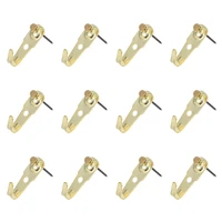 25 sets photo frame hanging hook copper heavy duty picture frame hooks with nails