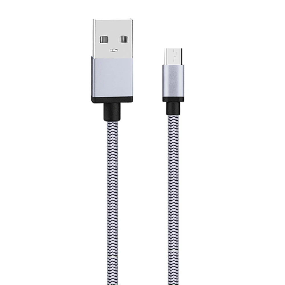 Кабель Micro USB 1 м 2 для Samsung кабель быстрой зарядки и передачи данных белый