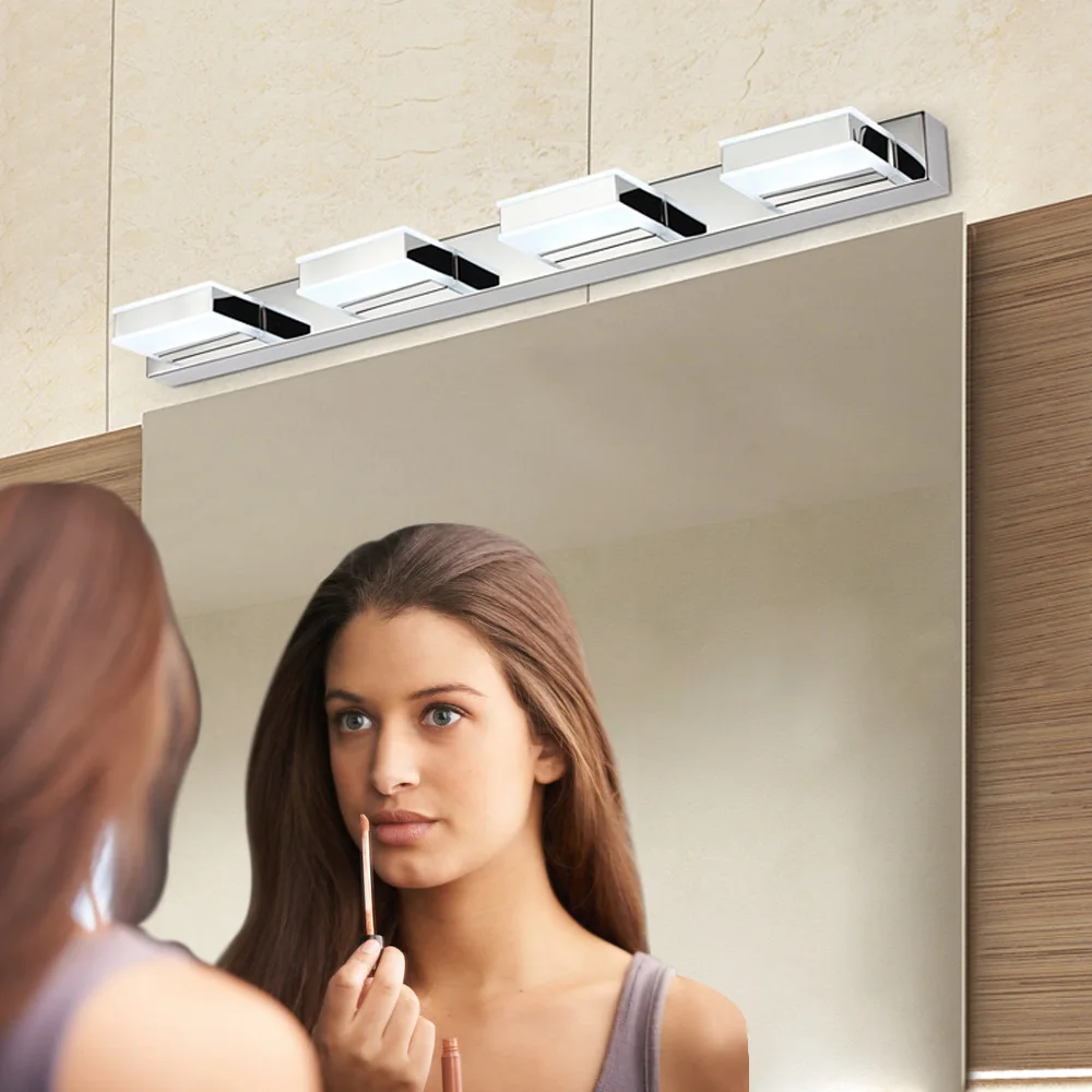 Zerouno Bathroom Mirror Front Light Fixtures Led Vanity Wall Sconces Light Bedroom Mirror Hallway Sconce Acryl Modern Wall Lamp