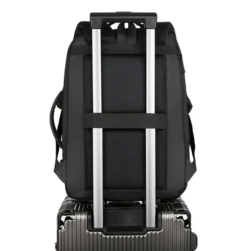 

Men USB Charging Backpack Waterproof Anti Thief Large Capacity for Travel Sports