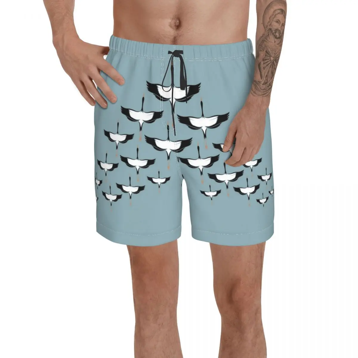 

Мужские штаны V-образный вырез серфинг пляжные плавки для плавания спортивные быстросохнущие сетчатые Повседневные Симпатичные Смешные шо...