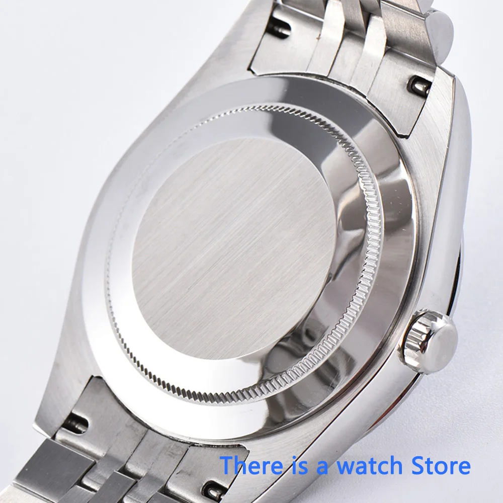 

Bliger 40mm Mens Automatic Watch Gold Plated Luxury Sapphire Glass Luminous Waterproof Calendar Miyota Mechanical Wristwatch Men