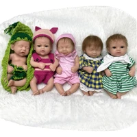 solid silicone reborn baby doll 12 girl newborn lifelike real soft touch cuddly gifts for children