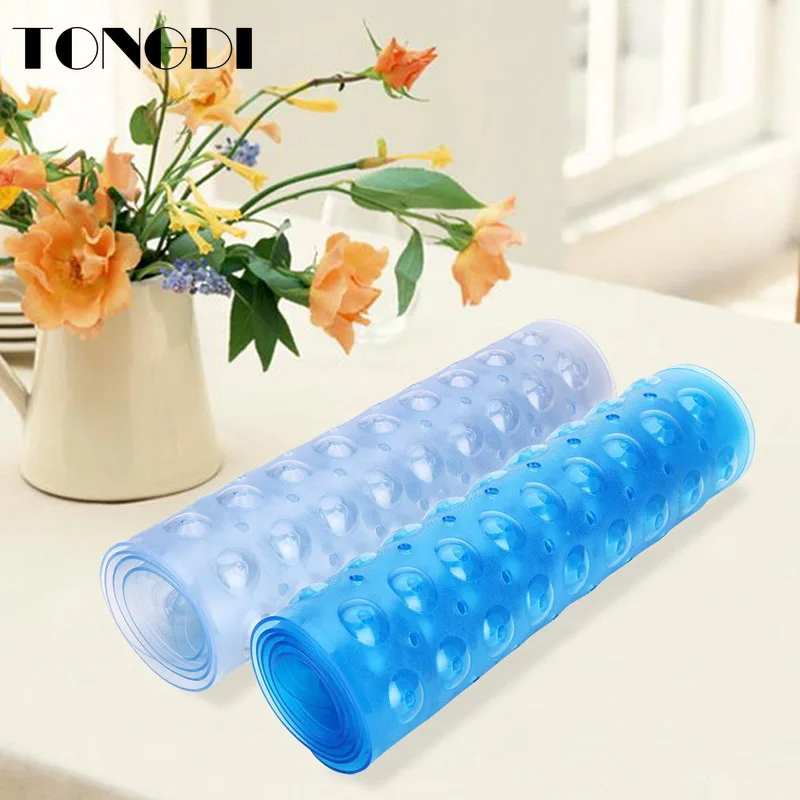 Коврик TONGDI из ПВХ на присоске для ванной комнаты безопасный экологически чистый