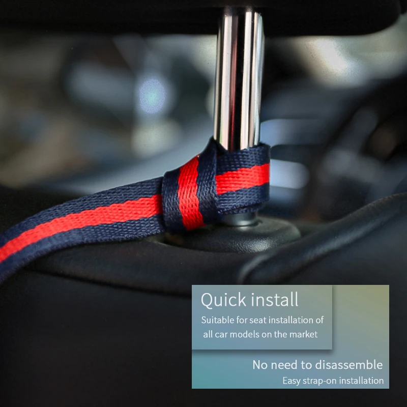 

1pcs Car Seat Back Hook Storage Rear Headrest Multifunction Hook for DODGE- Charger JCUV Ram Caliber Durango Dart