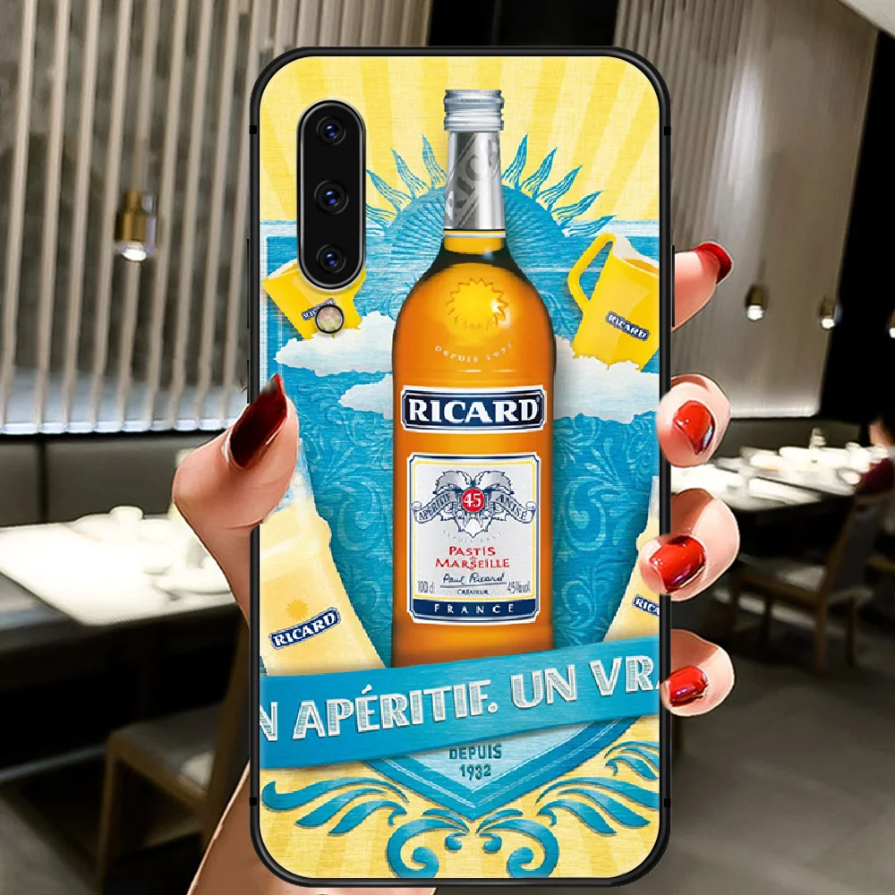 

Ricard Beer Phone Case Cover For Samsung Galaxy A10 A20 A30 E A40 A50 A51 A70 A71 J 5 6 7 8 S black Hoesjes Trend Prime Luxury