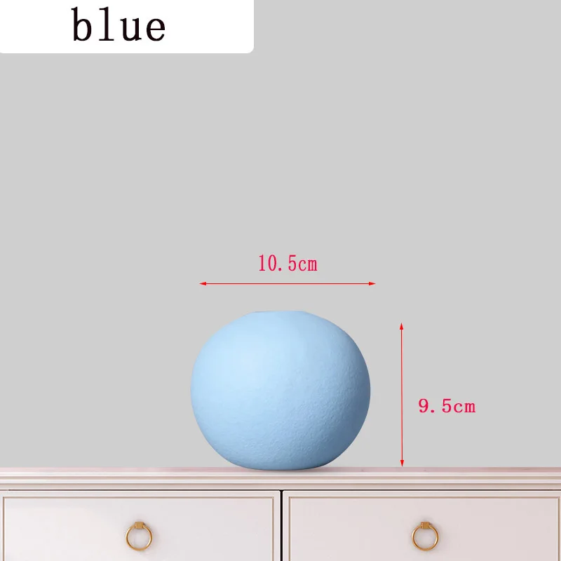 Модный керамический горшок для цветов бонсай скандинавский рабочий стол ваза