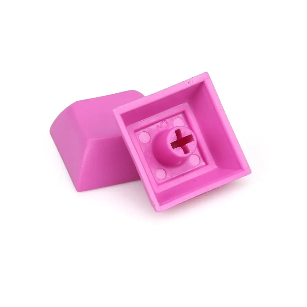 Pbt dsa keycap dsa 1u смешанный цвет красный esc желтый синий колпачки для игровой механической клавиатуры