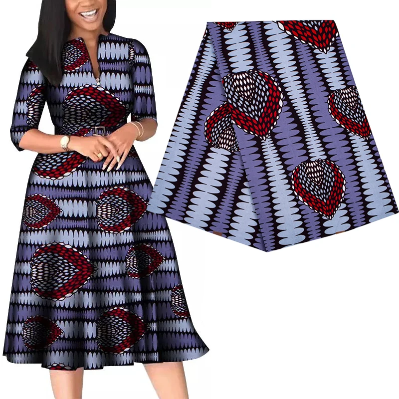 Анкара Африка батик с принтами ткань гарантировано натуральный воск Pagne 100%