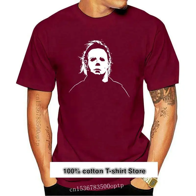 

Camiseta de Michael Myers para hombre y mujer, camisa divertida de película de Halloween, talla S-XXXL, novedad de 2021