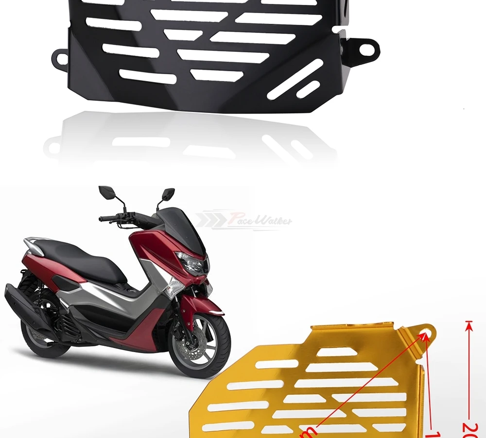 Для NMAX 155 MAX155 NMAX155- мотоциклетная решетка радиатора Защитная крышка протектор бака аксессуары