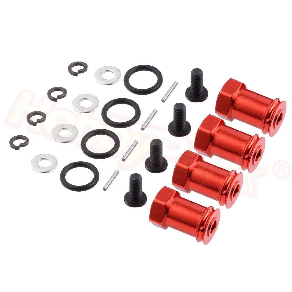 20мм Длина 12мм Шестигранные Втулки Колес Расширители Преобразования Отступления для 1/10 Модель Машинки на Управлении Масштаба Краулер Грузовик Внедорожный Багги На Машине.