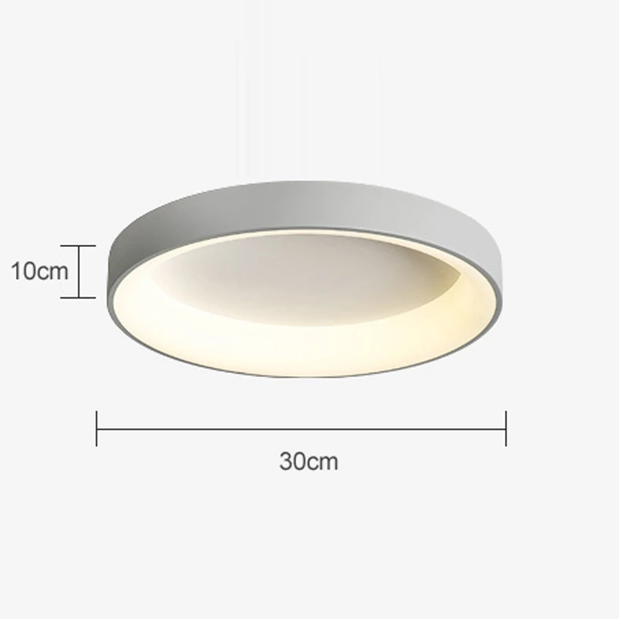 $38.32 White Ceiling Lights for Living Room Home Decoration Modern Led Panel Light Led Light Fixture Plafon Led Techo Plafondlamp
