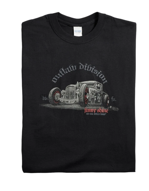 Мужская футболка So-Cal speed Shop Jimmy Shine Outlaw Truck черная JSM1509TC10 | одежда