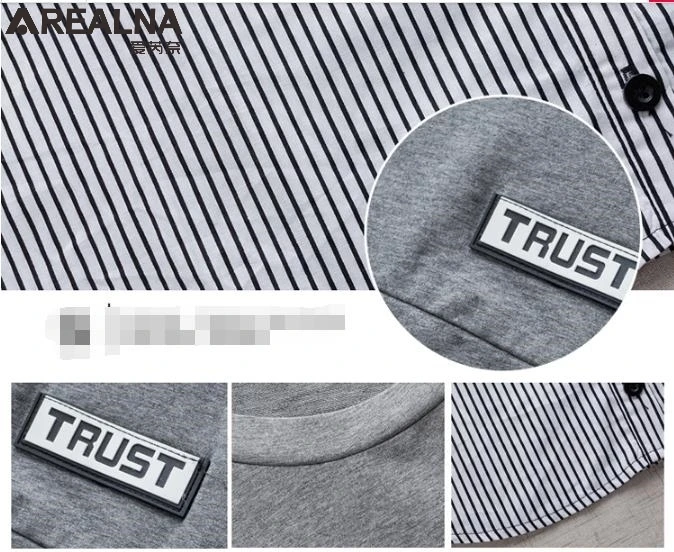 

Women Shirts Korean Style Striped Patchwork Shirt Casual Woman Blouses Loose Plus Size Tops Blusas New Autumn Long Sleeve Blouse