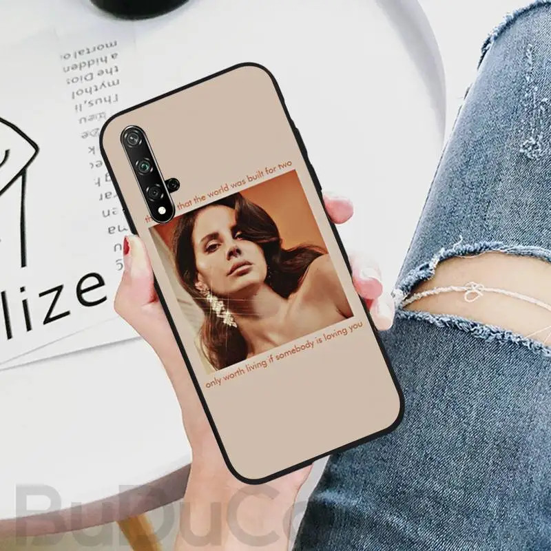 

Sexy singer model Lana Del Rey Phone Case Cover For Huawei Honor 8X 9 10 20 Lite 7A 8A 5A 7C 10i 20i 9X play 8C