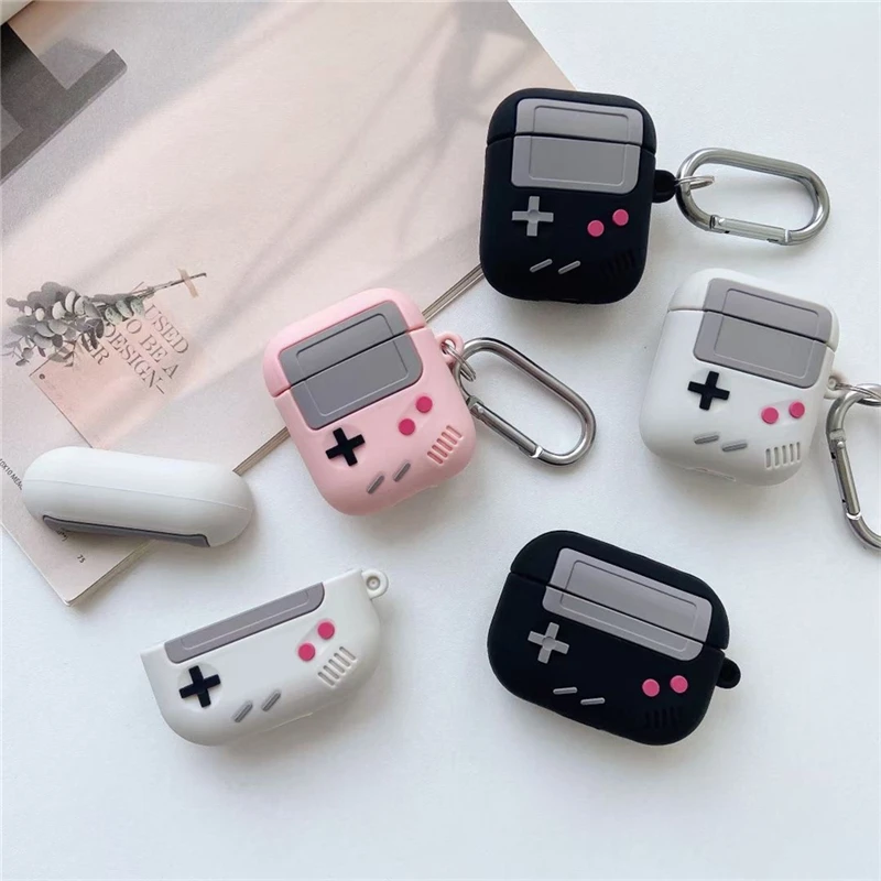 

Funny 3D Retro Game Console Case For AirPods Pro 1 2 Earphone Case Wireless Charging Stylish Soft Silicone Protection Cover